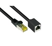 Alcasa 8070VR-020S - Cable de Red (2 m, Cat7, S/FTP (S-STP), RJ-45, RJ-45, Negro)