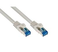 Alcasa Accesorios Marca Modelo RNS® Patchkabel mit Rastnasenschutz, Cat. 6A, S/FTP, PiMF, halogenfrei, 500MHz, Grau, 25m, Good Connections®