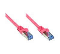 Alcasa cat6a 0.5m cable de red magenta 0,5 m s/ftp (s-stp)