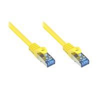 Alcasa cat6a 1.5m cable de red amarillo 1,5 m s/ftp (s-stp)