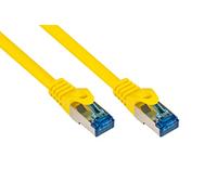 Alcasa Cat6a 30m - Cable de Red (30 m, Cat6a, S/FTP (S-STP), RJ-45, RJ-45, Amarillo)