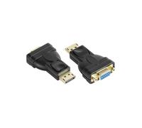 Alcasa dp-ad12 cambiador de género para cable displayport vga (d-sub)