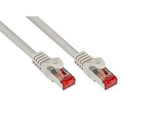 Alcasa Elektronik AG Patchkabel RJ45 S/FTP Cat6 0,50m Grau (PIMF)