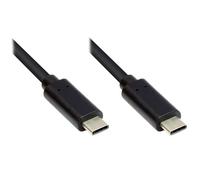 Alcasa gc-m0111 cable usb usb 3.2 gen 1 (3.1 gen 1) 0,2 m usb c negro