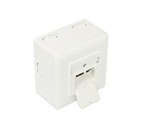 Alcasa gc-n0027 toma de corriente rj-45 blanco
