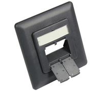 Alcasa gc-n0054 placa de pared y cubierta de interruptor gris