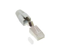Good Connections redmacho Cat.6A RJ45 geschirmt para Cat.7 Cable 10x Gris