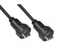 Alcasa ic04-u302 cable usb usb 3.2 gen 1 (3.1 gen 1) 1 m usb a negro