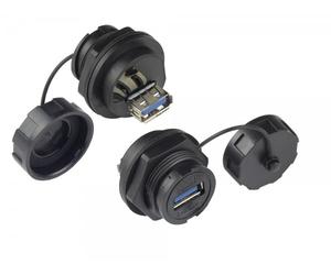 Alcasa ic04-u304 conector usb a negro