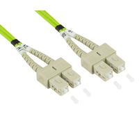 Alcasa lw-8005sc5 cable de fibra óptica e infiniband 0,5 m sc verde