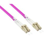 Alcasa lw-p815lc4 cable de fibra óptica e infiniband 15 m lc violeta
