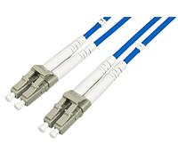 Alcasa LW-P8203 Cable de Fibra optica 20 m OM3 2X LC Blue,White - Cable de Fibra óptica (20 m, OM3, 2X LC, 2X LC, Male Connector/Male Connector, Blue,White)