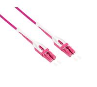 Alcasa lw-u810lc4 cable de fibra óptica e infiniband 10 m lc violeta