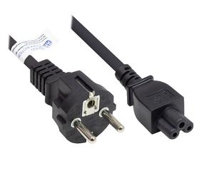 Alcasa p0005-s030 cable de transmisión negro 3 m enchufe tipo e+f c5