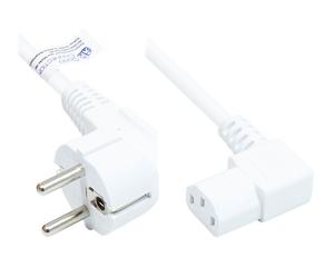 Alcasa p0131-w050 cable de transmisión blanco 5 m enchufe tipo e+f c1