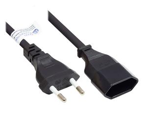 Alcasa p0300-s002 cable de transmisión negro 0,2 m enchufe tipo c