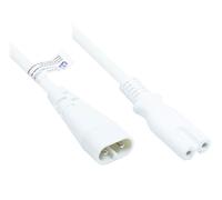Alcasa p0870-w020 cable de transmisión blanco 2 m c8 acoplador c7 aco