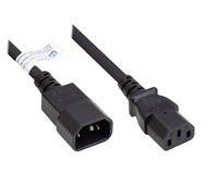 Alcasa p1430-s015 cable de transmisión negro 1,5 m c14 acoplador c13