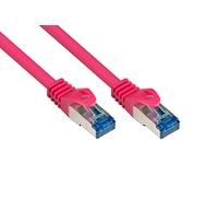 Alcasa RJ45-RJ45, m-m, 50m - Cable de Red (m-m, 50m, 50 m, Cat6a, S/FTP (S-STP), RJ-45, RJ-45, Magenta)