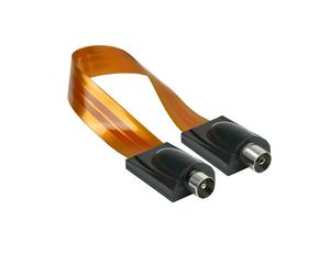 Alcasa s-fd26ksk cable coaxial 0,26 m iec naranja