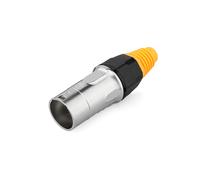 Alcasa s6 ic06-r001 rj45 metálico, amarillo