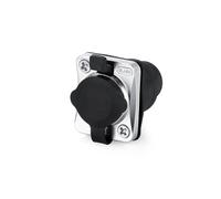 Alcasa s6 ic06-r002 rj45 negro, metálico