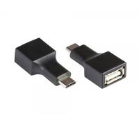 Alcasa usb-ad201 cambiador de género para cable usb c usb a negro