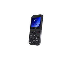 Alcatel 2019G Metallic gris Pantalla 2.4" Teléfono Móvil Fácil Uso Teclas Grandes Camara 2mpx,Bluetooth bluetooth 2.1,FM Radio,Linterna, Boton SOS,Grabador, Gris [Versión ES/PT]