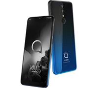 Alcatel 3 (2019) Smartphone 5,94"(4GB RAM, 64GB memoria, Dual SIM, 2x cámara frontal 13 MP + 5 MP + selfie 8 MP, batería 3.500 mAh, Android), Negro y Azul [Versión ES/PT]
