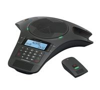 ALCATEL Conference IP1550 - Dispositivo SIP Audio - 2 Micrófonos DECT Desmontables- Bluetooth - Manos Libres Full-Duplex - 3 Cuentas SIP - Pantalla Retroiluminada - Agenda- PoE.
