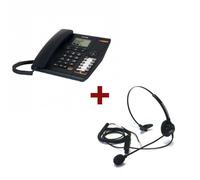 ALCATEL Temporis 880 Analog/DECT telephone Negro Identificador de llamadas