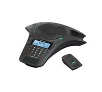 ALCATEL Conference 1500 - Dispositivo analógico Audio - 2 micrófonos DECT Desmontables - Pantalla retroiluminada con identificador de Llamadas - Manos Libres Full-Duplex. Oficina.