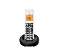 ALCATEL E260 - Teléfono inalámbrico DECT - Diseño Compacto - Gran Pantalla retroiluminada - Manos Libres - Bloqueo de Llamadas no deseadas - Blanco