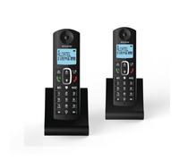 Alcatel F685 Duo Pack 2 Teléfonos Inalámbricos DECT Negros