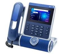 Alcatel-lucent enterprise ale-400 teléfono ip azul lcd