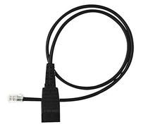 Alcatel QPD-RJ9 - Cable para Cascos, Color Negro