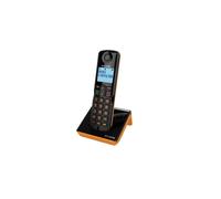 Alcatel - S280 Teléfono DECT Identificador de llamadas Negro, Naranja