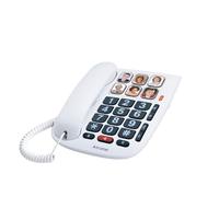 Alcatel T MAX 10, Teléfono Teclas Grandes con 6 Memorias Directas, Blanco