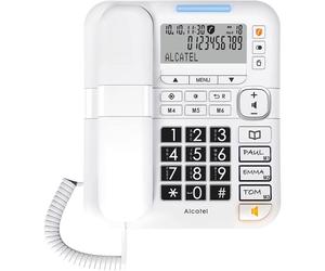 Alcatel TMAX 70 Teléfono de Sobremesa para Mayores Blanco