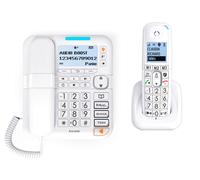 Alcatel xl785 teléfono dect/analógico identificador de llamadas blan