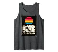 Alcatraz Island Área de la Bahía Golden Gate de San Francisco Camiseta sin Mangas