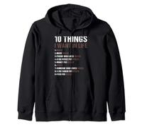 Alce 5 Cosas Que Quiero en la Vida Sudadera con Capucha