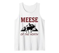 Alce del Norte Vida Silvestre Cornamenta Bosque Naturaleza Camiseta sin Mangas
