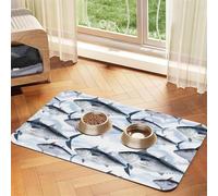 Alce Salvaje en el Bosque,Tapete Impermeable para Comida de Mascotas, manteles Individuales para Comida y Agua para Perros y Gatos, tapetes de Cuero sintético para Comida.,40x60cm