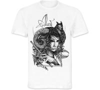 ALCEST Faun - Camiseta oficial de Amesouers Les Discrets Katatonia para hombre, cuello redondo, manga corta, unisex, algodón puro, color blanco, blanco, 3XL