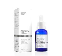 ALCHEMY CARE COSMETICS Niacinamide 10%, Serum contra el Acné con Niacinamide, Vitamina E, Ácido Hialurónico y Ácido glicólico, Trata el Acné, 30 ml