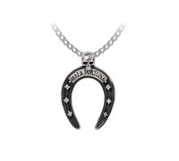 Alchemy Colgante England - Collar talismán gótico con calavera y herradura Mala Fortuna