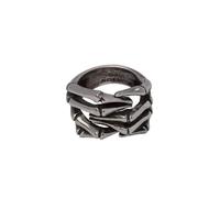 Alchemy England Anillo maldición de la Sra. Mothersole - Banda Envolvente de Mano de Esqueleto gótico, Plata, L-N
