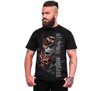 Alchemy England Necrogeddon Hombre Camiseta Negro XL 100% algodón Regular