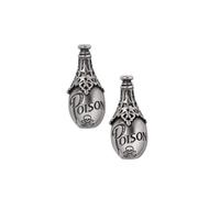 Alchemy England Pendientes Fix de Lucrezia - Joyería Colgante de Botella venenosa gótica
